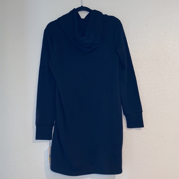 CK Rhinestone Logo Hooded Sweatshirt Dress - Picture 6 of 8